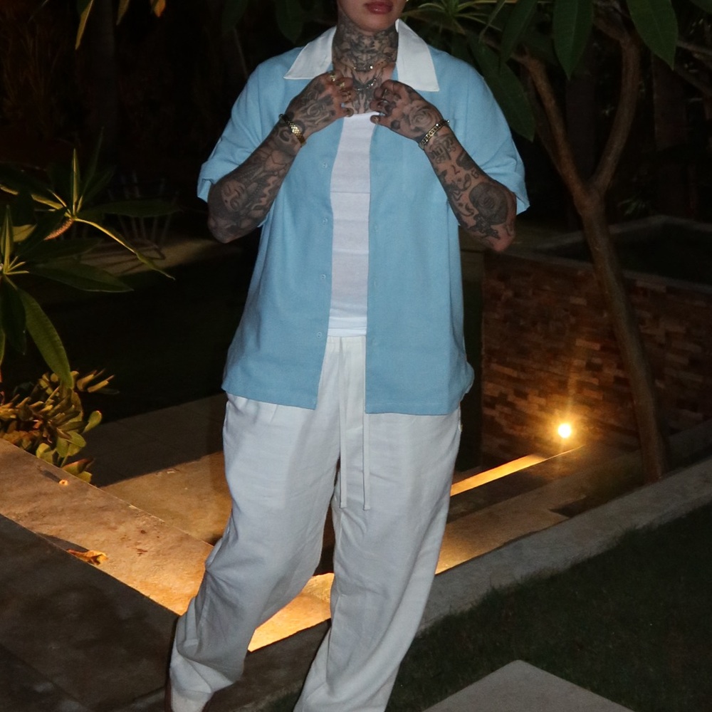 Cuban button up - Picture 3 of 4
